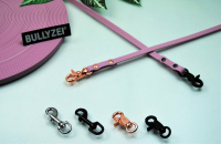 Bullyzei Leine PVC 10mm x 1,5m mit Schlaufe, Lavendel